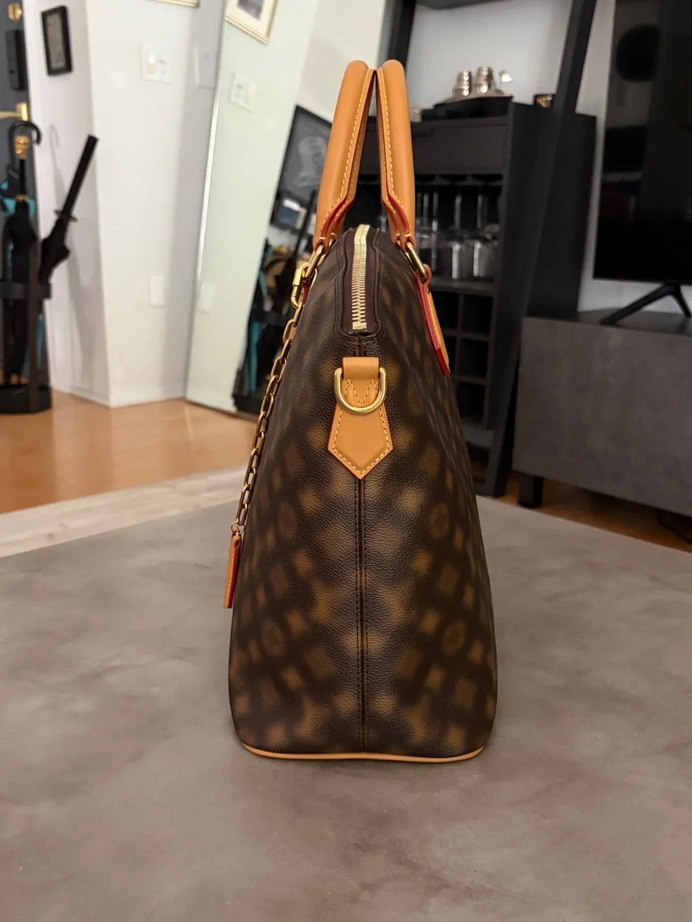 Louis Vuitton Blurry Monogram LockIt Bag